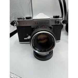 TESTED Yashica J-7 35mm SLR Camera w/ Yashinon-DX 50mm f/1.7 Lens & Case